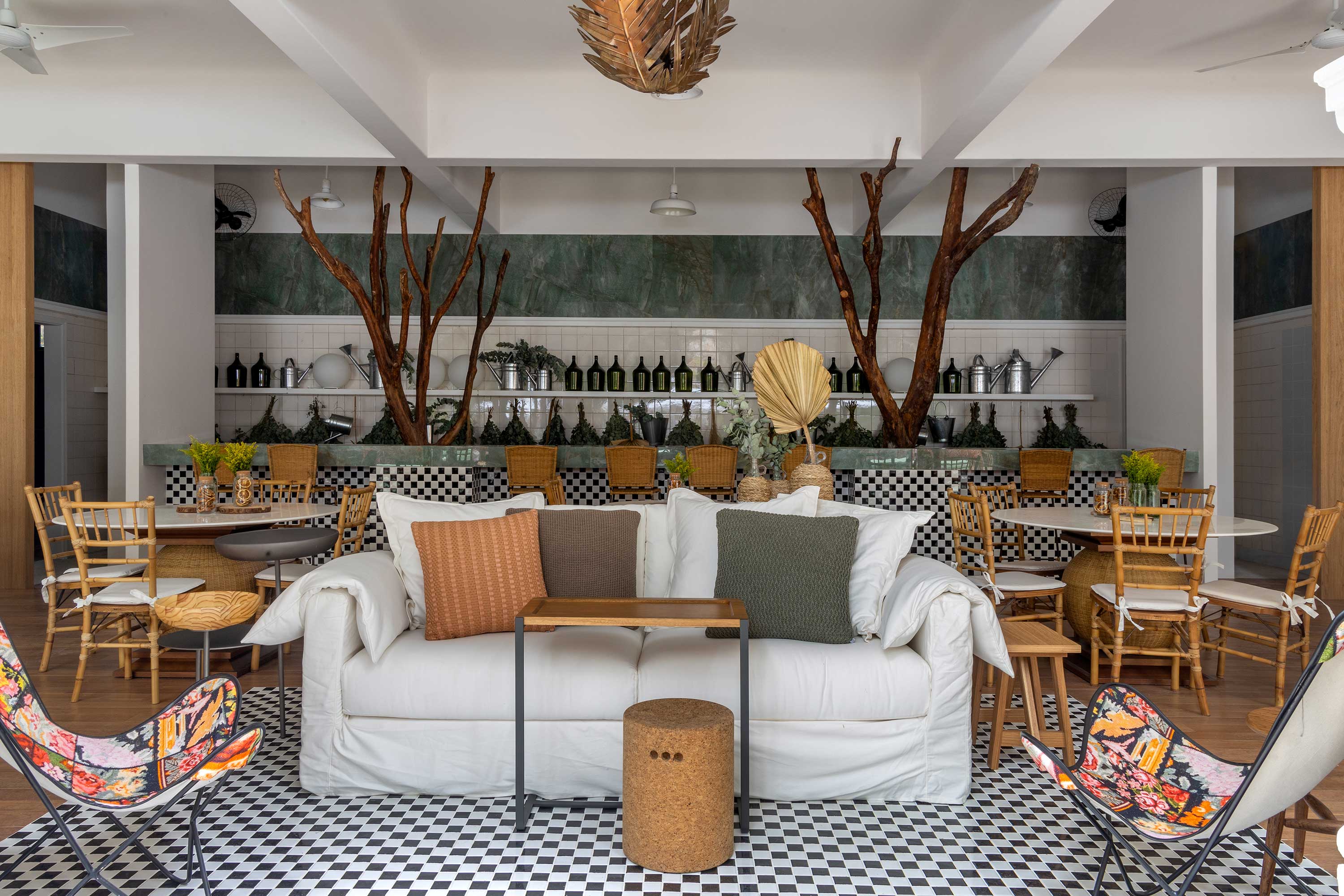 Casa Bistr&ocirc; - Maur&iacute;cio N&oacute;brega Arquitetura. Ambiente da CASACOR Rio de Janeiro 2021.