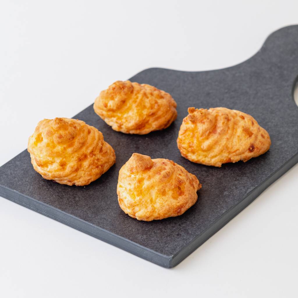 gougere Sova: pão de gougère