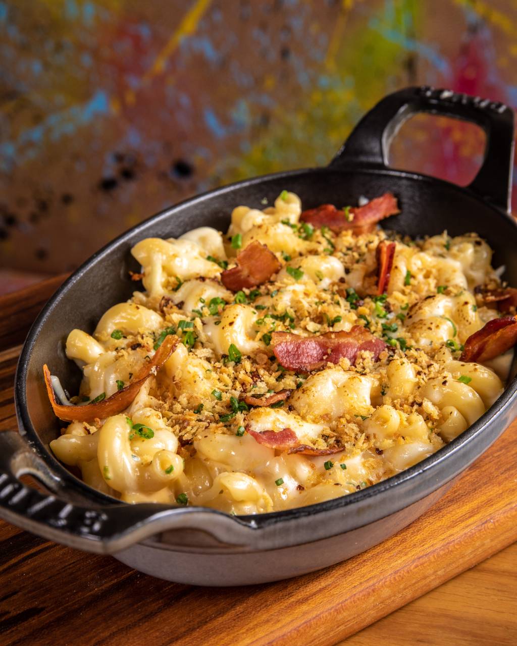 BibiLab Mac&Cheese&Bacon macarroni cheese baconartesanal fonduta pamesão chedar gratinadoR,90 TomasRangel Alta Mac and cheese: boa dica para almoçar ou jantar