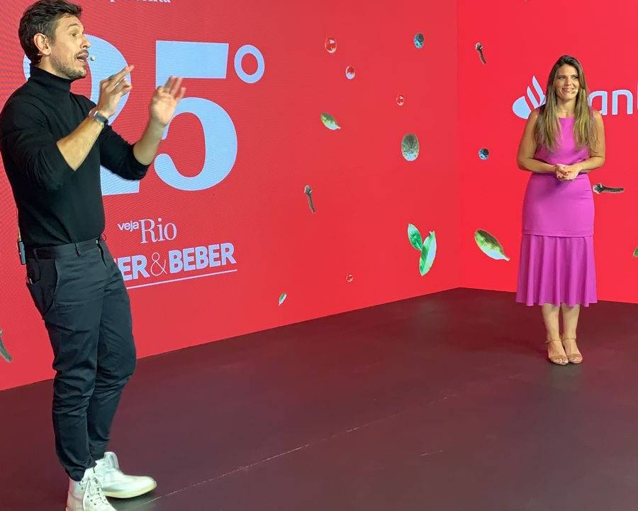 João Vicente de Castro e Fernanda Thedim: à frente da premiação
