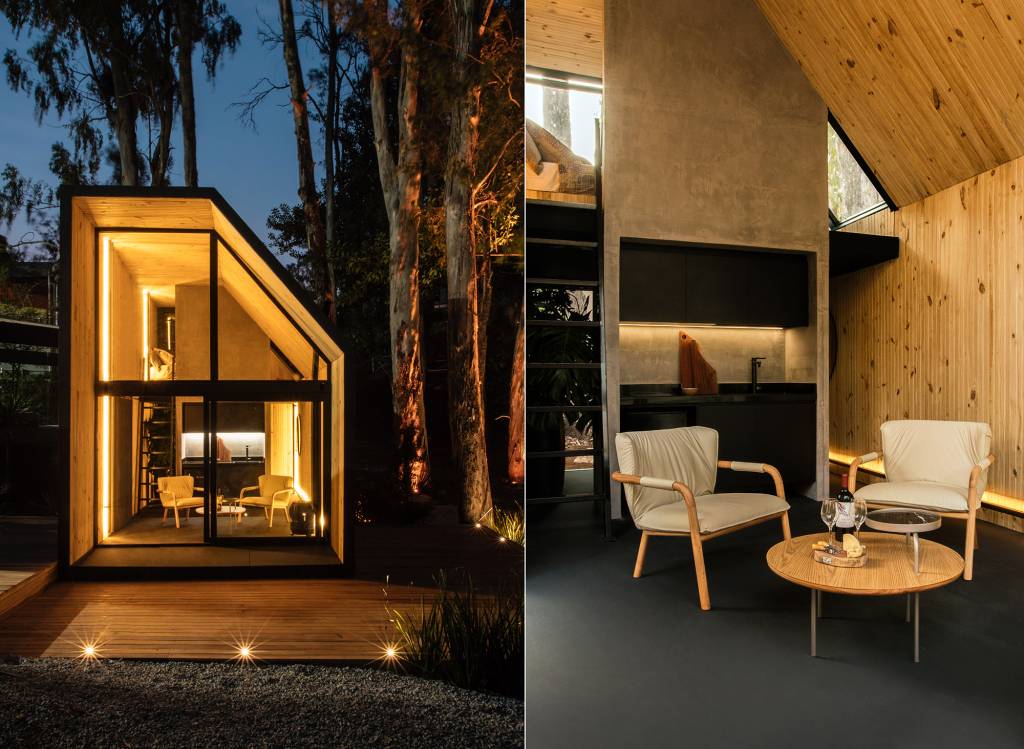 Cabana compacta fica pronta em 20 dias e pode ser comprada pela internet