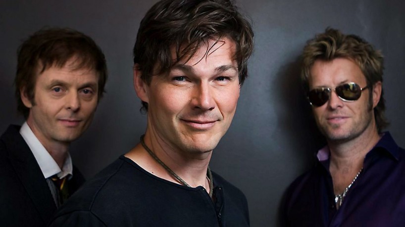 Os três integrantes do grupo A-ha
