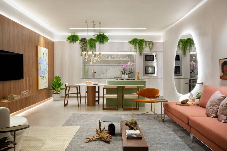 Sala do Viver. Gabi Pontual - CASACOR Pernambuco 2021. Sala do Viver. Gabi Pontual - CASACOR Pernambuco 2021.