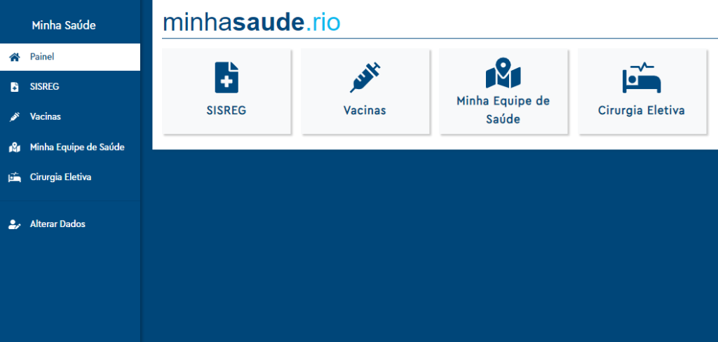 portalpref5 Página do portal Minha Saúde Rio