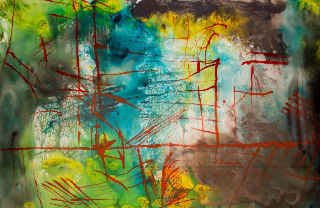 Cópia de IOK.2021.00016 Pintura abstrata em que predominam