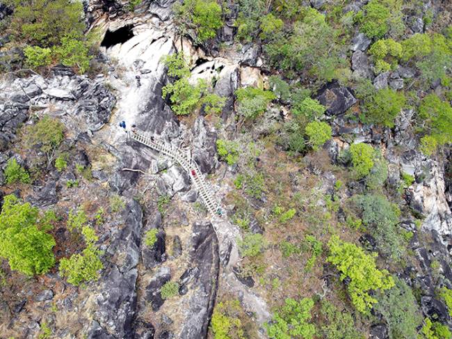 default A trilha para o mirante da janela: dificuldade média