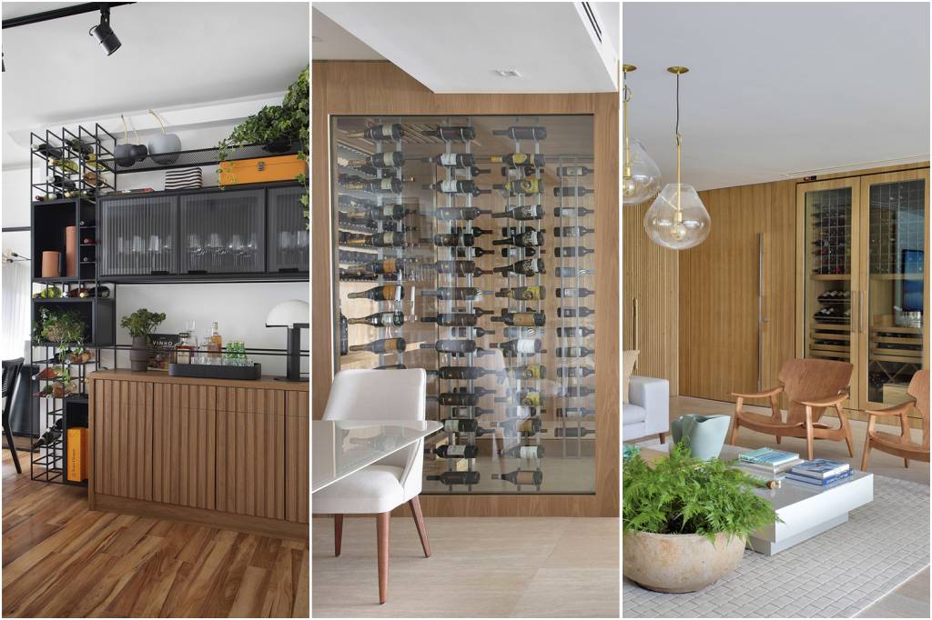 Confira três adegas de vinho e dicas de profissionais para a escolha certa