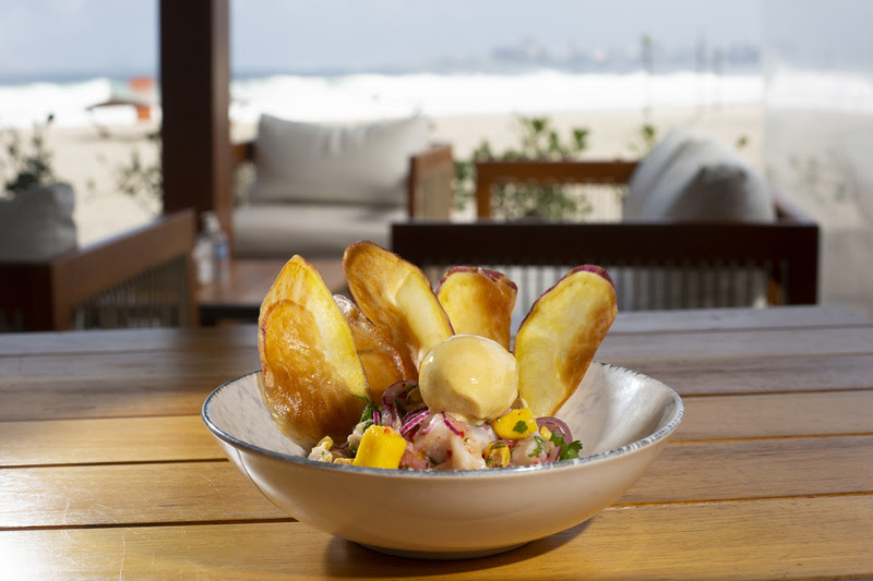 Tatu&iacute;: casa aposta em ceviche incrementado com manga e sorvete de caj&aacute;