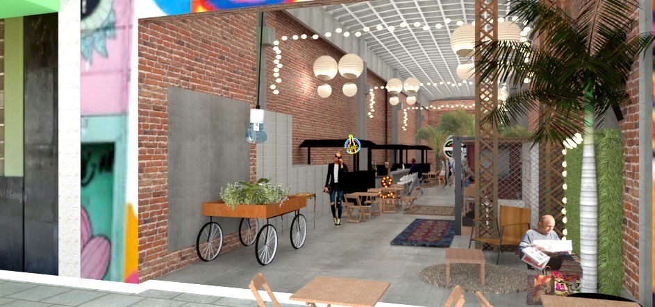 Portinho, o novo mercado de gastronomia e arte de portas abertas no Centro