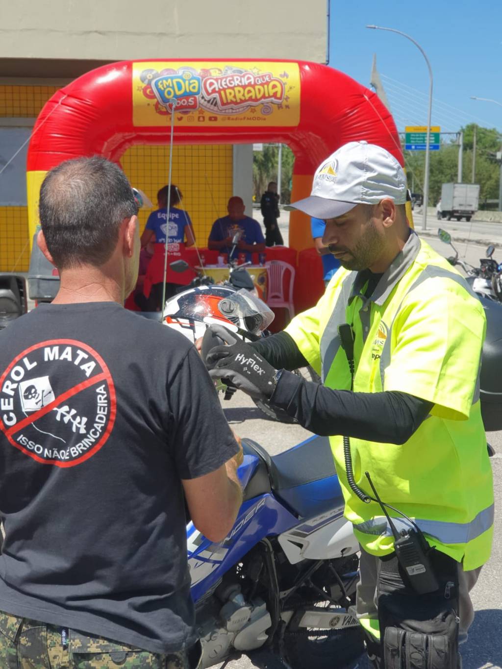 Motos são responsáveis por mais da metade dos acidentes na Linha Amarela
