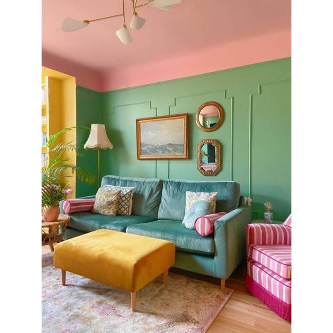 Decoração verde e amarelo Decoração verde e amarelo