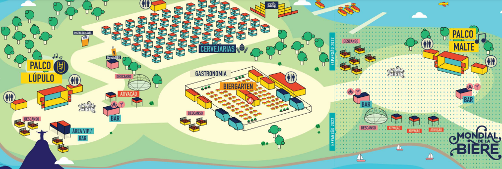 mondial Mapa: a festa da cerveja terá dois palcos para shows e áreas de atividades diversas