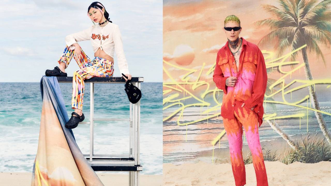 Foto mostra peças de coleção de moda da grife Perigo