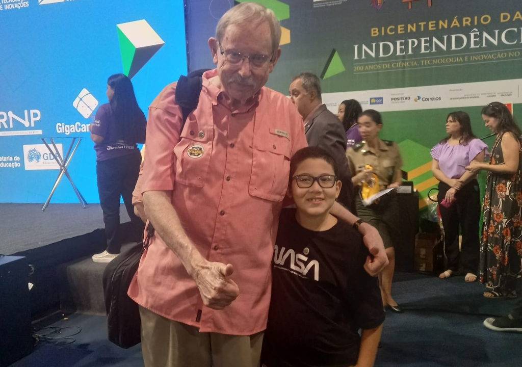 Benjamim e Dr Patrick Miller, diretor IASC NASA