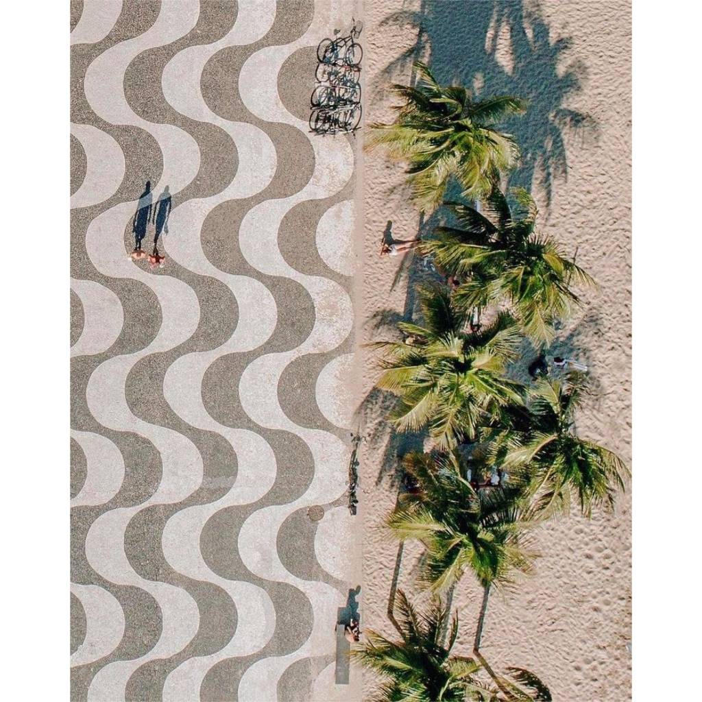 Pedra portuguesa: levando o Calçadão de Copacabana para sua casa