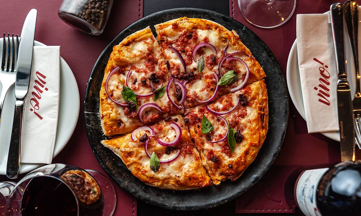 Vino: a toscana é um dos sabores entre as pizzas oferecidas