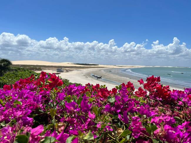 Acordar com essa vista na suíte do Casa de Areia: felicidade já no amanhecer