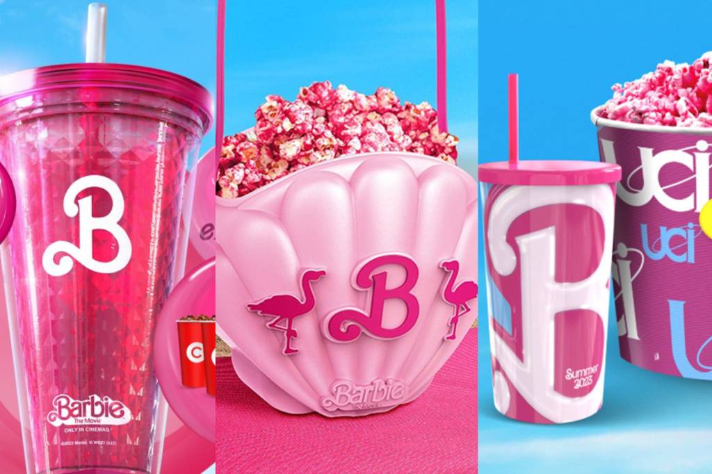 Mundo cor-de-rosa: cinemas capricham em combos para estreia de Barbie