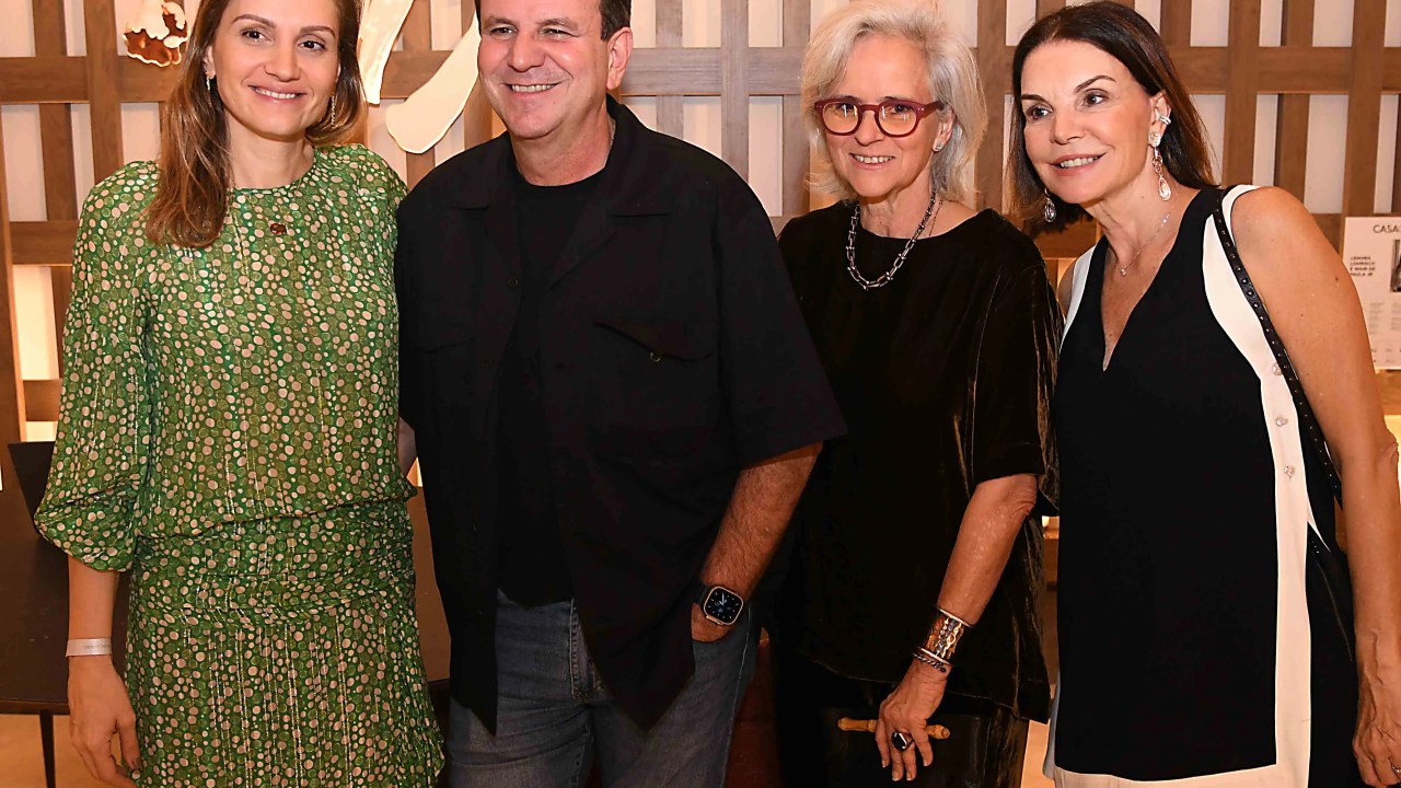 Cris Paes Eduardo Paes Patricia Quentel e Patricia Mayer  Leia mais em: https://casacor.abril.com.br/gente/preview-convidados-casacor-rio-fim-de-semana/