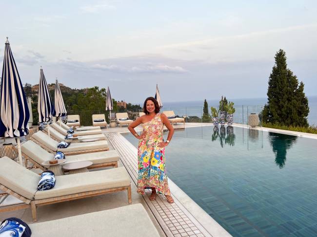 Piscina Four Seasons Taormina - Renata Araújo