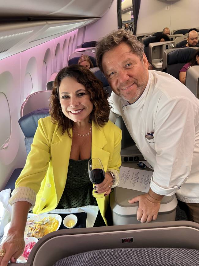 Renata Araújo e Claude Troigros Renata Araújo e Claude Troigros