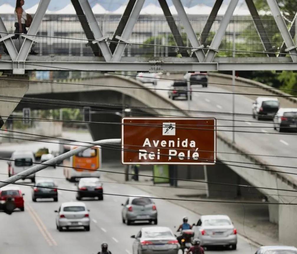 Rei Pelé na Radial Oeste