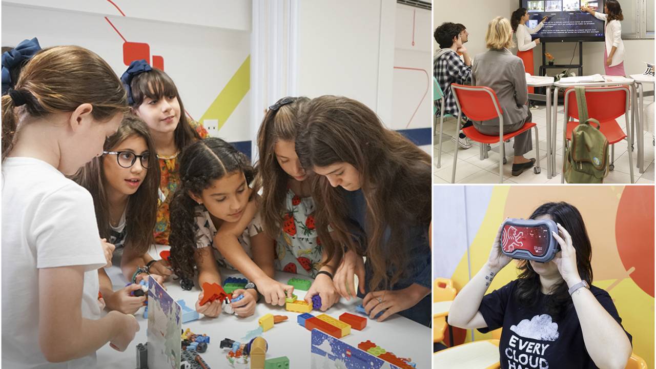 Do metaverso ao Lego: Brasas (à esq.), Aliança Francesa e Cultura Inglesa (à dir.) apostam no ensino gamificado