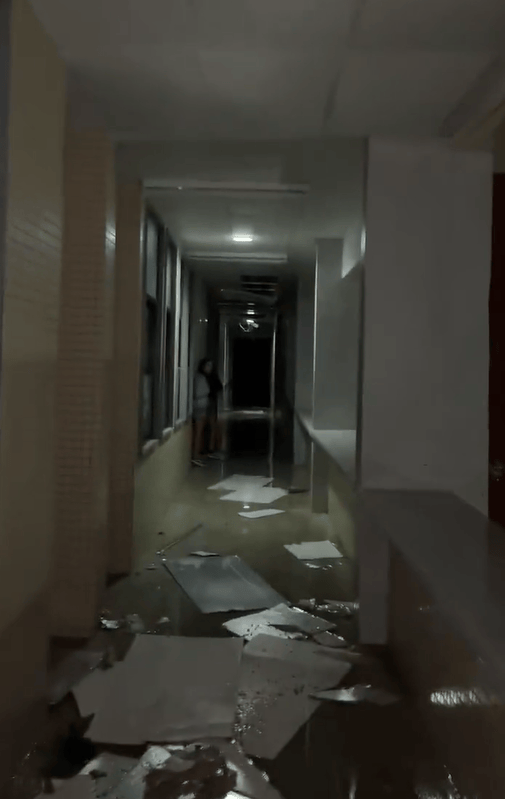 Temporal destrói parte de prédio novo da UFF, em Niterói. Veja imagens