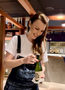 Patrícia Telló Patrícia Telló e seu Tomoe Craft Sake