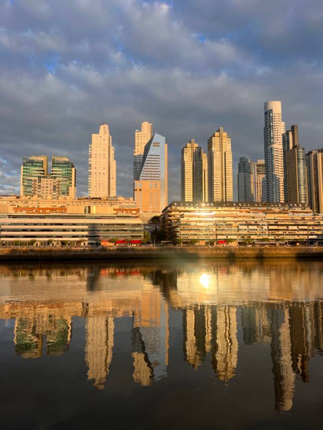 Fim de tarde em Porto Madero, Buenos Aires