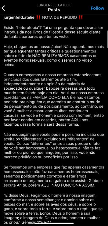 homofobia 2 Empresa de convites de casamento comete homofobia