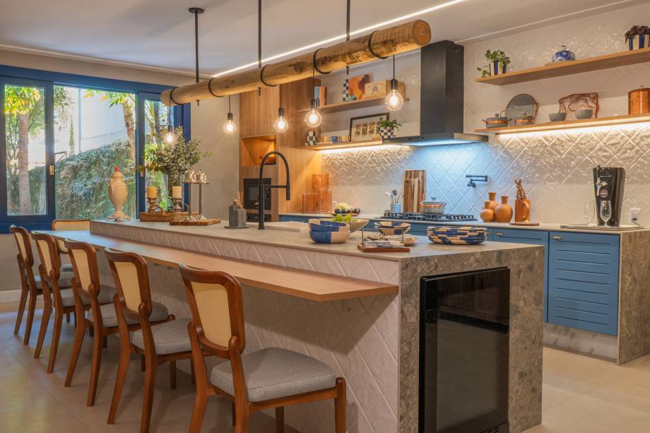 Materiais originais da cozinha foram reaproveitados Materiais originais da cozinha foram reaproveitados