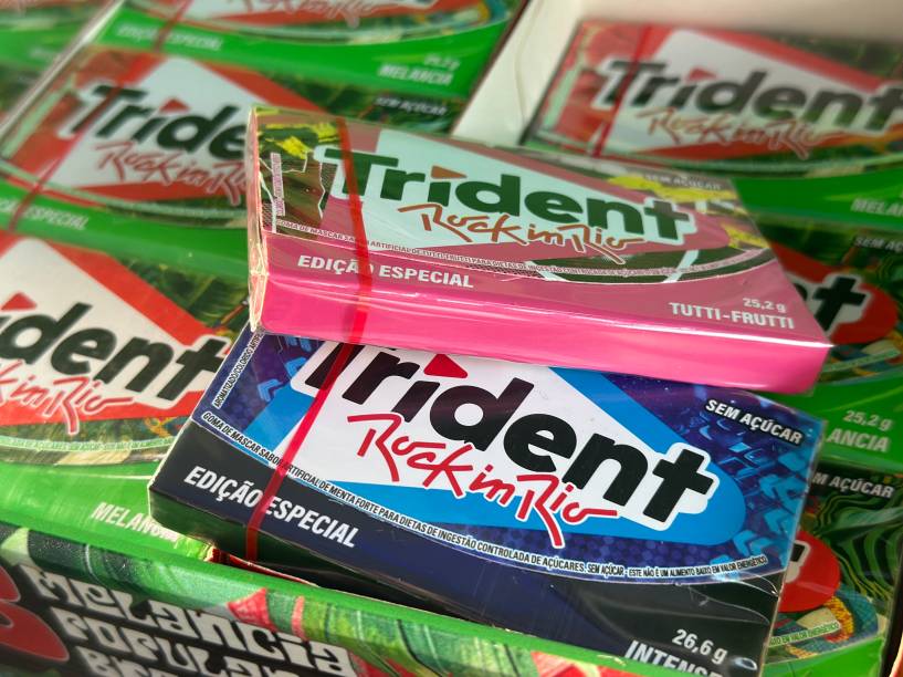 10 milhões de chicletes Trident ganham edição especial para celebrar 40 anos do festival