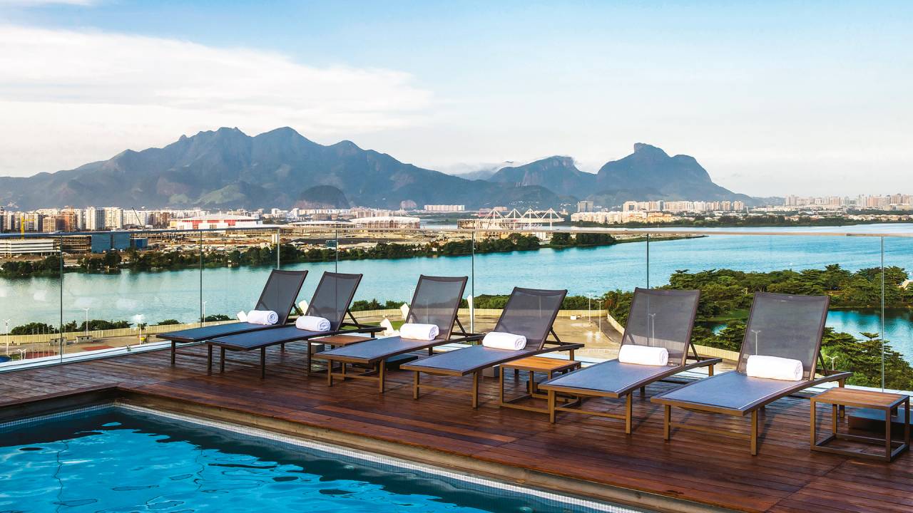 Vista do Lagune Barra Hotel: 20% a mais de hóspedes a cada grande evento na região
