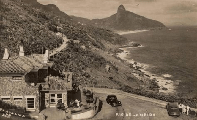 Estrada do Joá no final da década de 1930