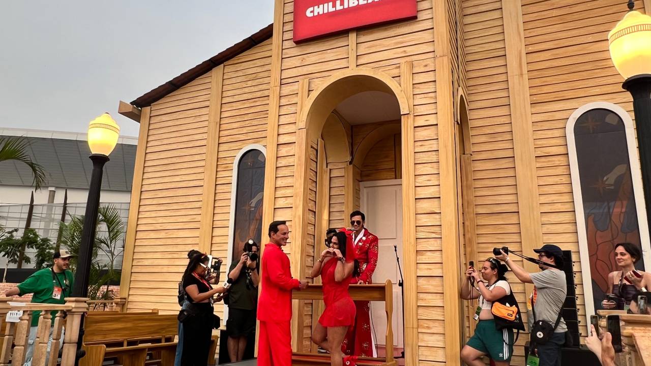 Gretchen e Esdras: renovação dos votos no festival