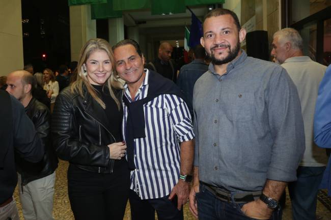 Gisela Perin, Marco Figueiredo e Patrick Correa