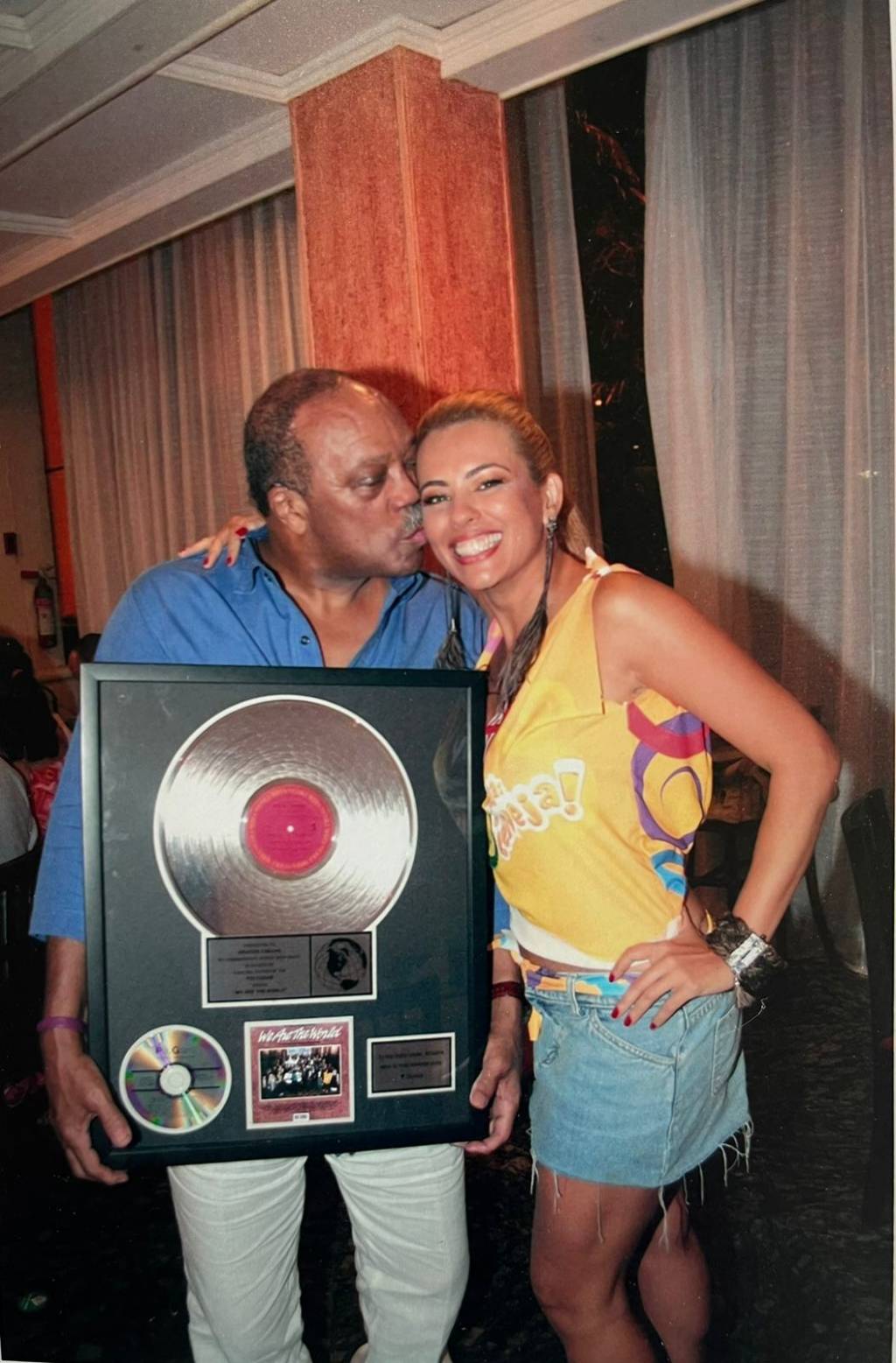 Ariadne Coelho relembra momentos ao lado de Quincy Jones