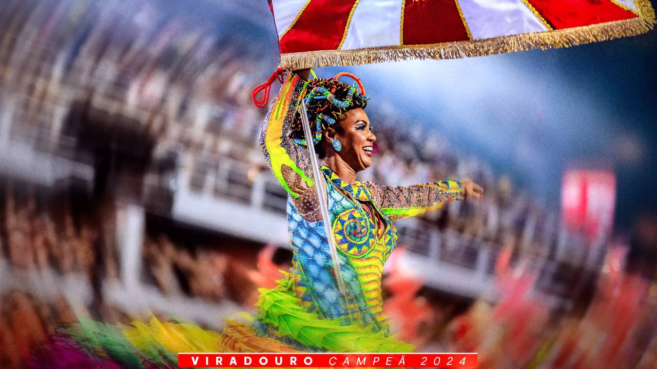 Rio Carnaval lança capa de novo álbum com destaque para porta-bandeira em homenagem ao Carnaval