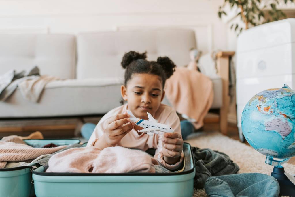 Como lidar com as crianças e o medo de viajar de avião?