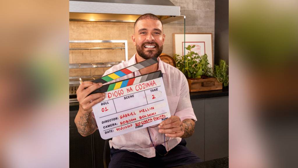 Que sabor! Diogo Nogueira estreia à frente de programa culinário no GNT