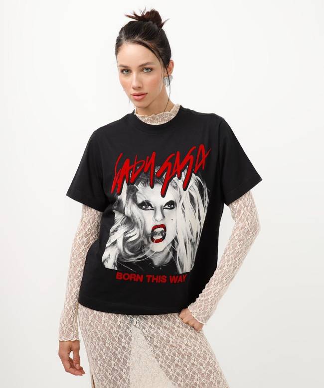 Camiseta da Lady Gaga da C&A