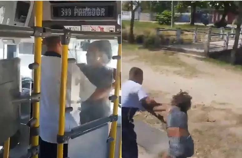 Discussão sobre calor em ônibus termina em briga na Avenida Brasil