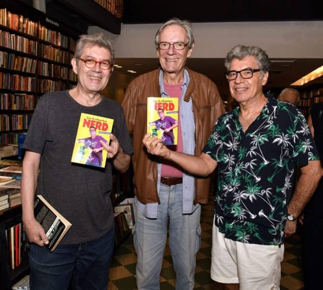 _DSC7437 Aroeira , Chico Caruso e Paulo Betti - Livro FERNANDO CARUSO - ABRIL 2025 - CG