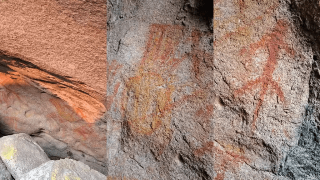 Como foram encontrados os primeiros registros de pintura rupestre no Rio