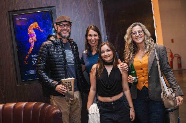 Roger Freret. Natalie Freret, Sofia Frerert Meurer e Isabel Correa