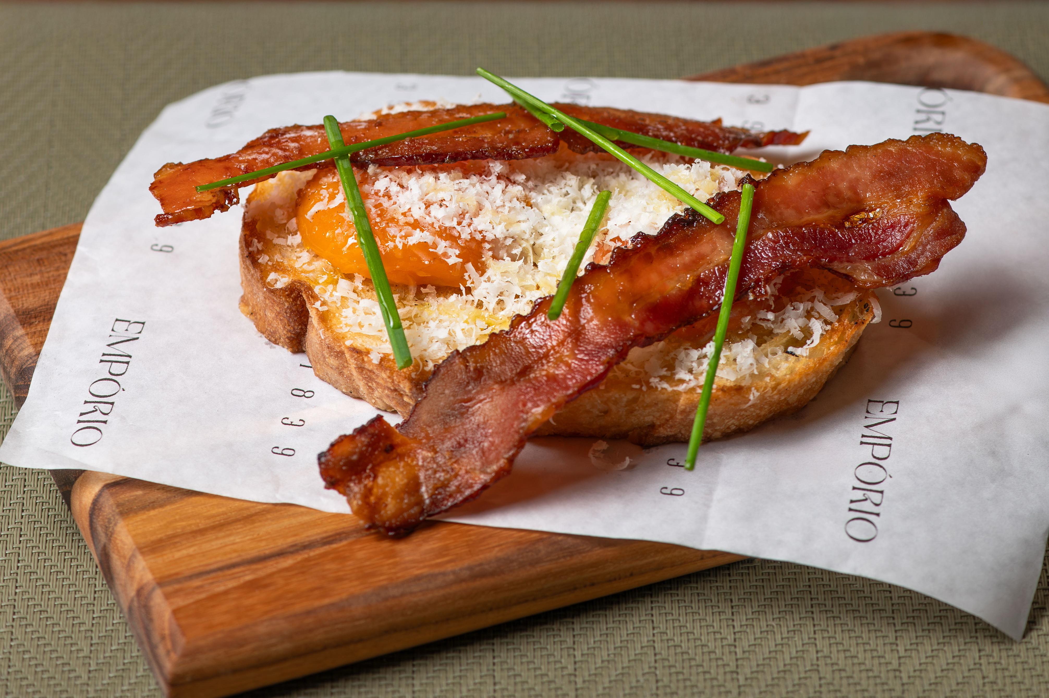 Egg confit do Emporio 1839