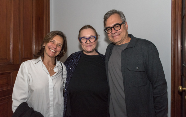 Camila Perlingeiro com o casal Marcia e Luiz Chrysostemo de Oliveira