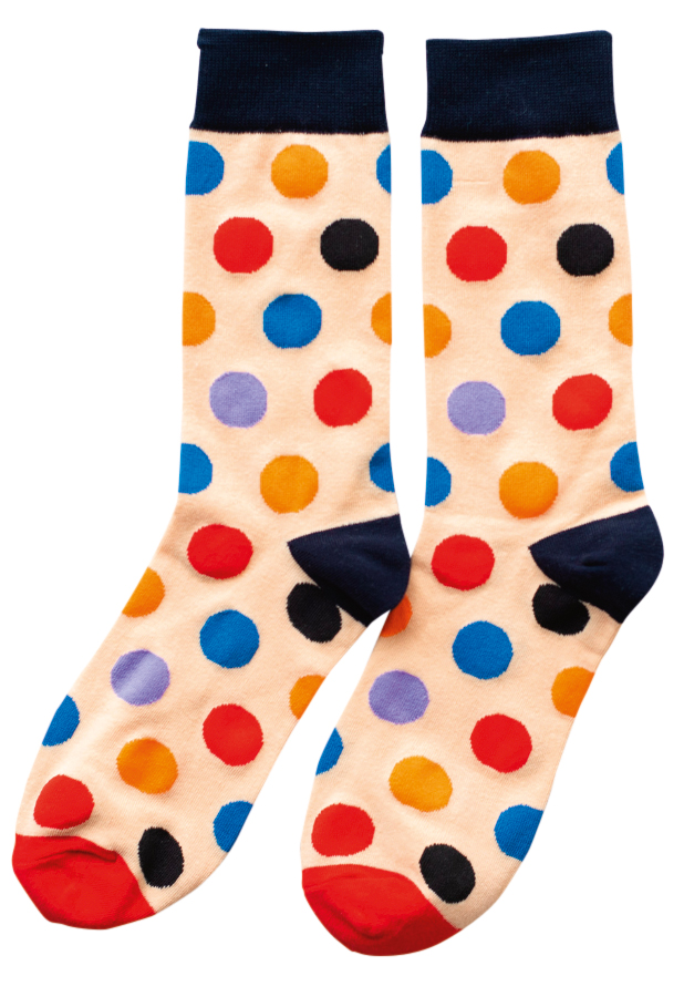 Clube da bolinha: 80% algodão da Pé de Meia. R$ 29,90.