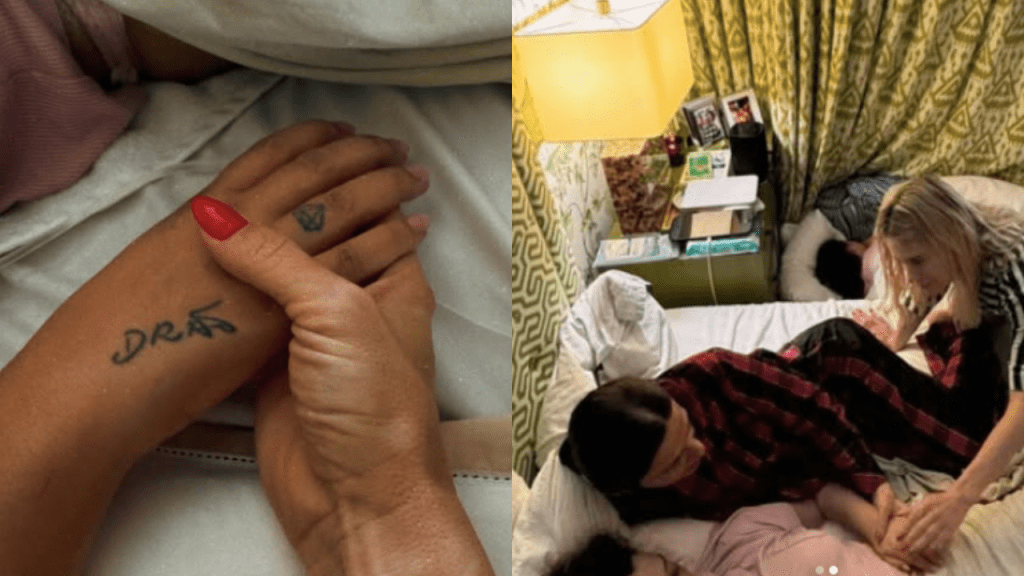 Preta Gil e Carolina Dieckmann estiveram juntas até o fim